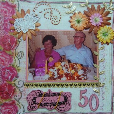 Golden wedding anniversary(my mum and Dad)