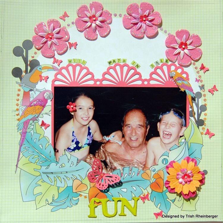 Fun with Papa in Bali