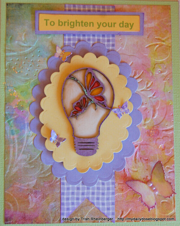 Brighten your day card