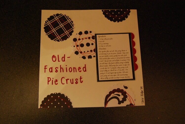 old-fashioned pie crust