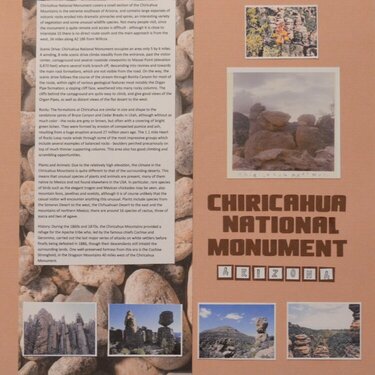 Chiricahua National Monument