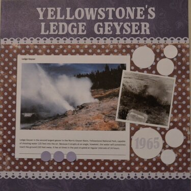Yellowstone&#039;s Ledge Geyser