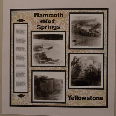 Mammoth Hot Springs Yellowstone
