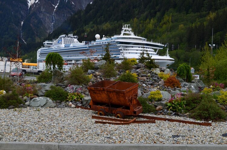Our Ship in Juneau