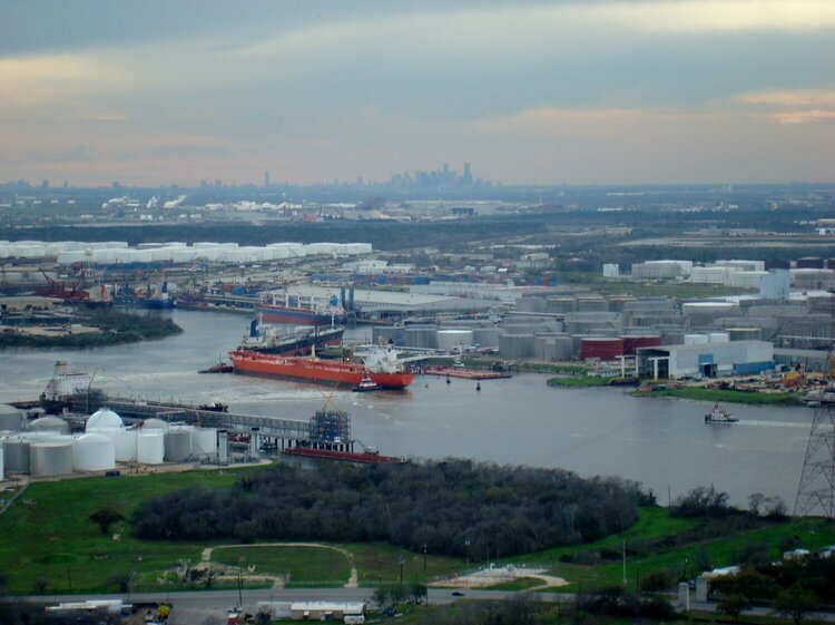 View of Houston from the San Jacinto Monument