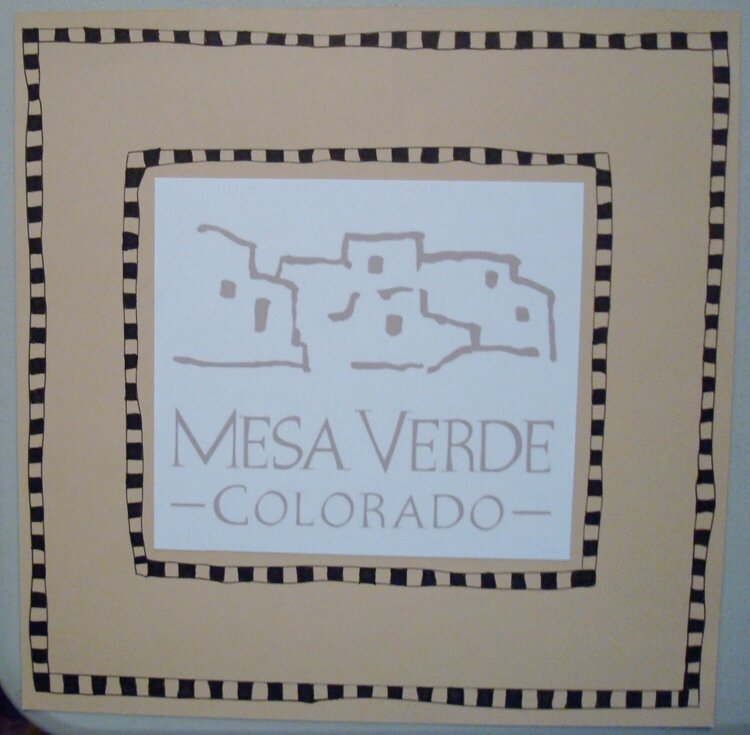 title page for mesa verde