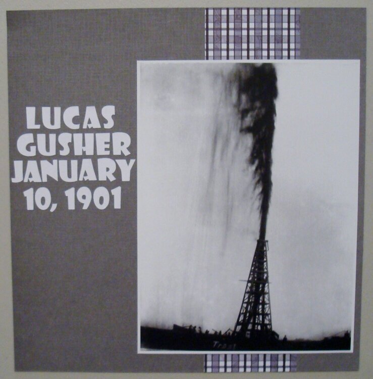 Lucas Gusher January 10, 1901
