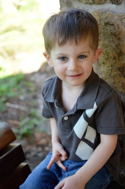 Grandson Cooper, age 2 yr 7 months.