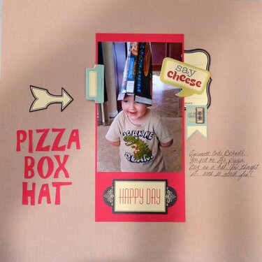 Pizza Box Hat