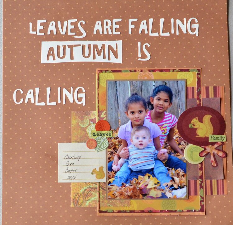 Leaves are falling autumn is calling