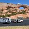 Our rig in front of Wilson's Arch Utah