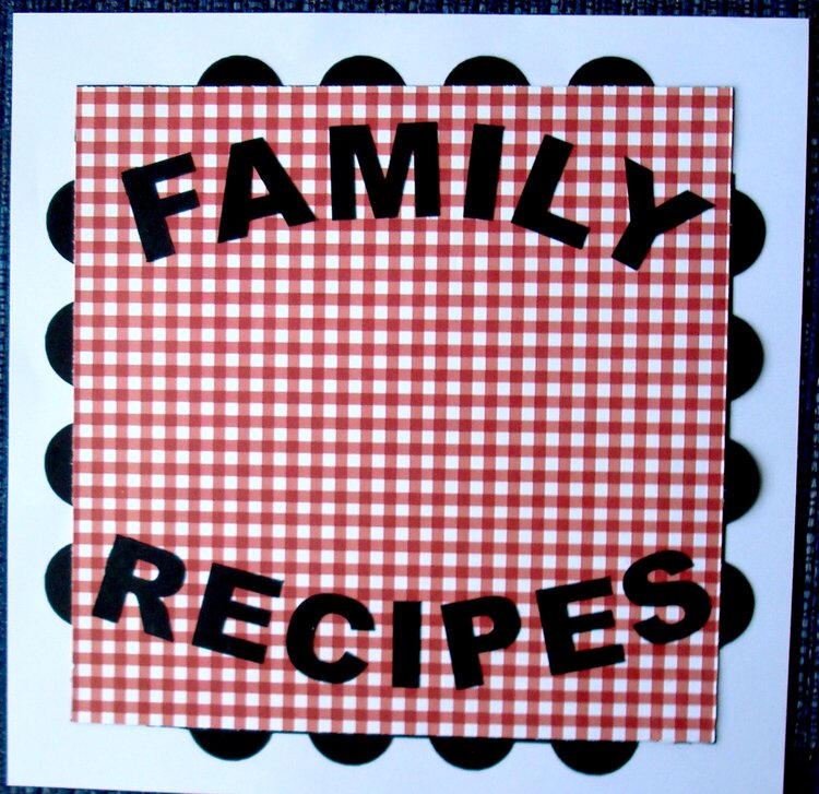 Recipe Card 38 - title page