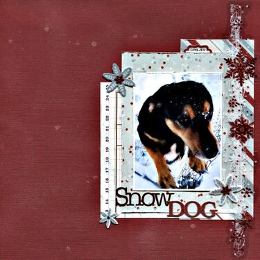 Snow Dog *Citrus Tree Studio Dec. Kit*