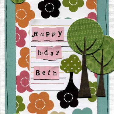 Happy B-day Beth (Card)