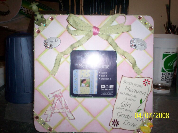 Baby Girl photo frame