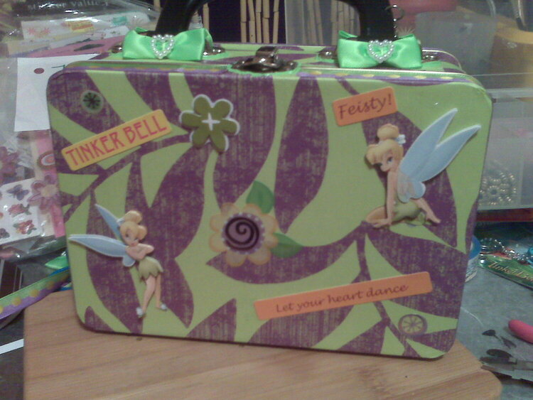 Scrapped/Decoupage Lunch Box