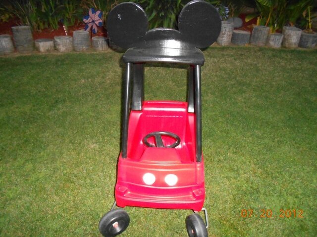 Front View of Mickey Coupe