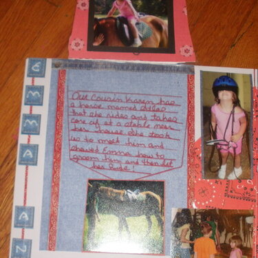 Emma and Atlas Journaling page and hidden pic