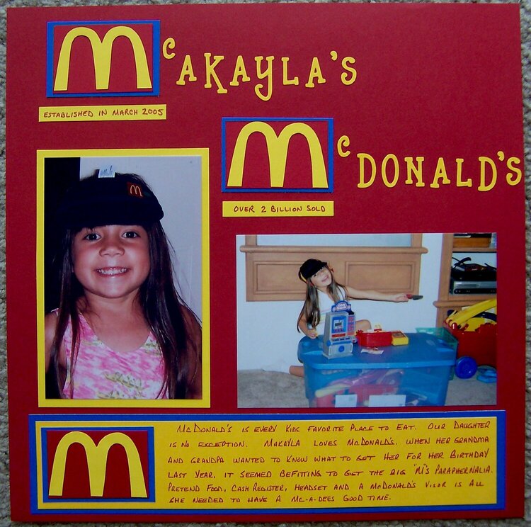 McKayla&#039;s McDonalds