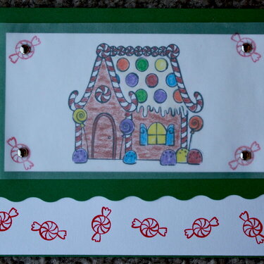 Gingerbread House Card