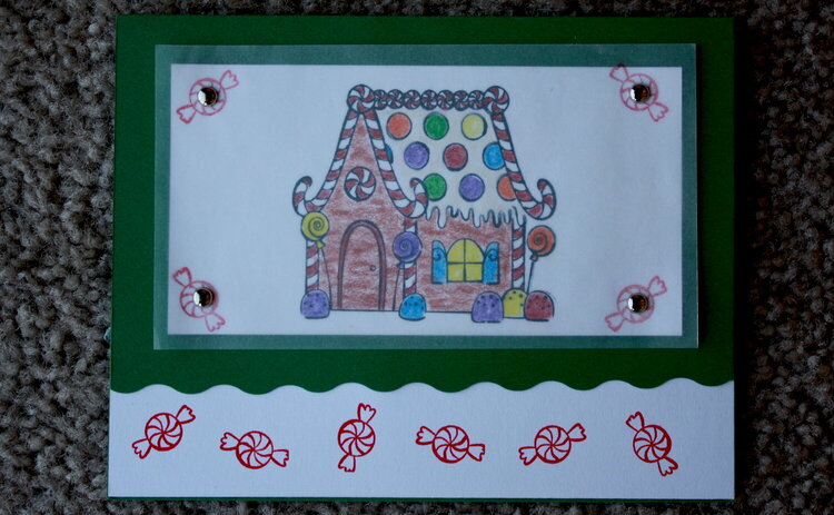 Gingerbread House Card