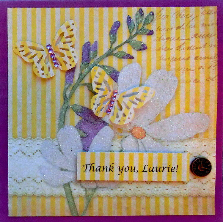A simple THANK YOU card