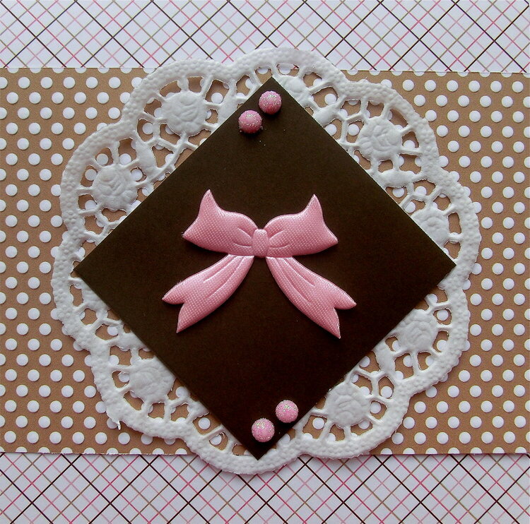 Brown/Pink card
