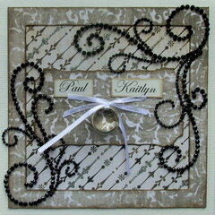 elegant wedding card