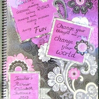 Teacher&#039;s planner Front Page