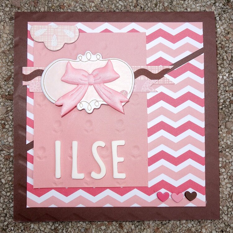 Baby card for Ilse