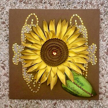 Sunflower Birthday card