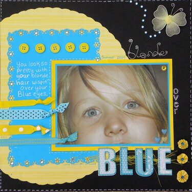 Blonde over Blue