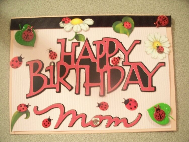Mom&#039;s birthday card 2009