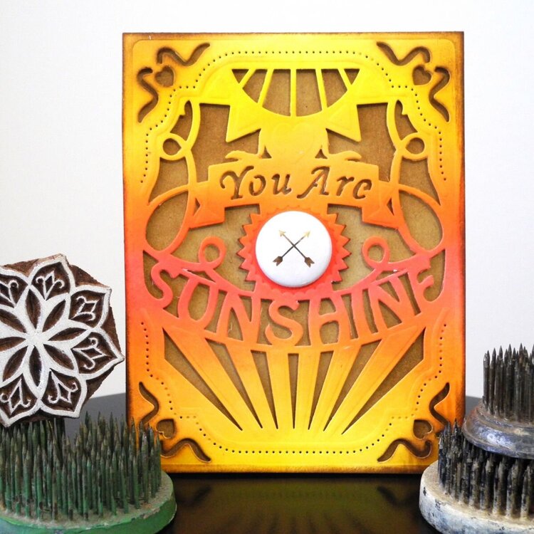 You Are Sunshine by Spellbinders Designer Jennifer Ingle