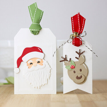 Clean and Simple Christmas Tags by Laurie Willison
