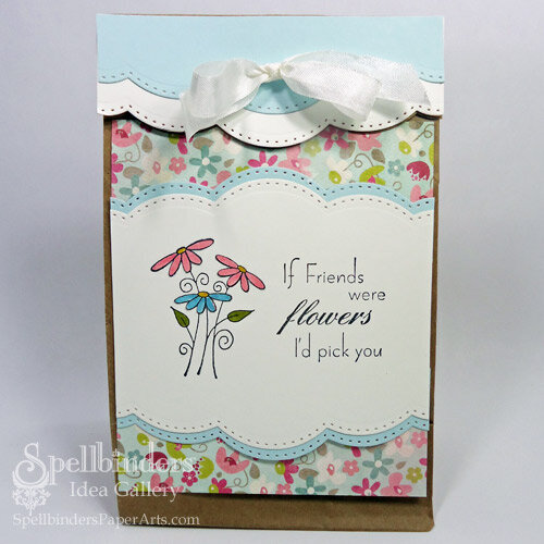 Flower Gift Sack by Debbie Seyer