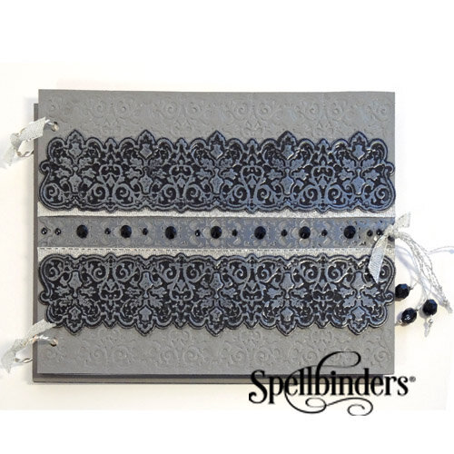 Shimmer Border Guest Book by Judy Hayes