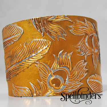 Feather Cuff Bracelet by Chris Gualazzi