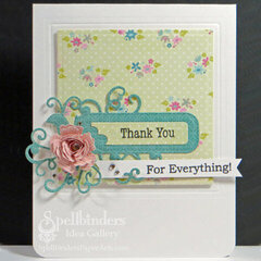 Thank You for Everything Card by Michelle Woerner