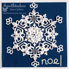 Noel Snowflake Card by Tine McDonald