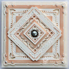 Marvelous Gold Squares Card by Theresa Momber