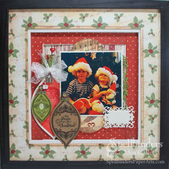 Christmas Country Ornament Frame by Teresa Horner