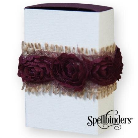 Spellbinders Rose Trim Gift Match Box