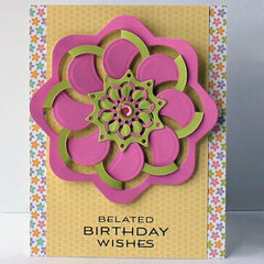Belated Birthday Wishes Card by Windy Robinson