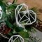 Make Your Own Geometric Heart Ornaments by Debi Adams