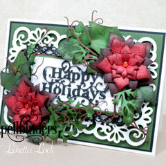 Heirloom Rectangle Happy Holidays Card by Loretta ZLock