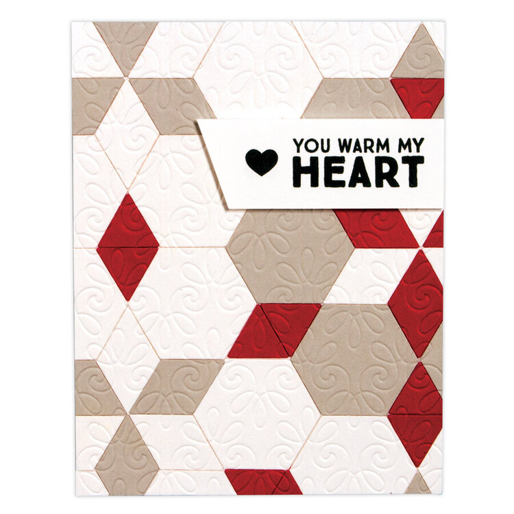 Hexagon Quilt-It Card