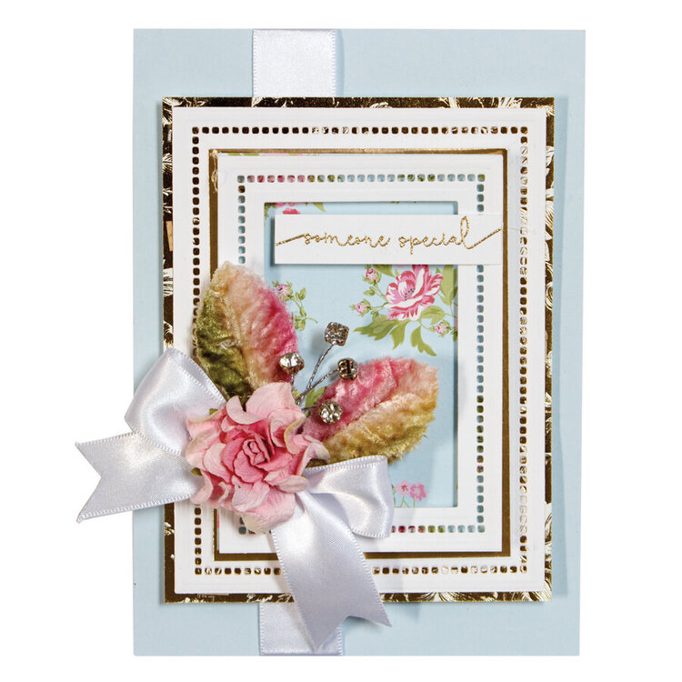 Hemstitch Rectangle Card