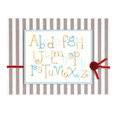 Whimsical Alphabet Card