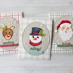 Holiday Die D-Lites Cards by Nichol Spohr